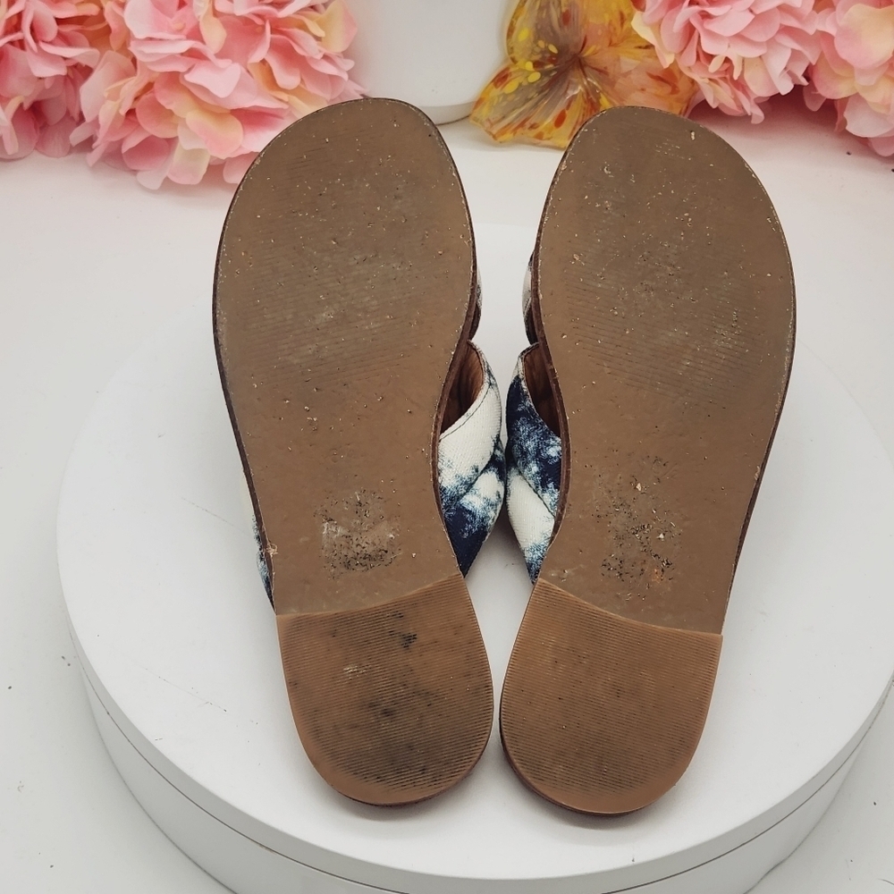 Madewell The Skyler Slide Sandal in Tie-Dye Sz 6.5 - Picture 12 of 14